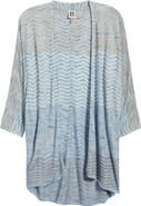 Anne Klein Zigzag Drape Front Cardigan