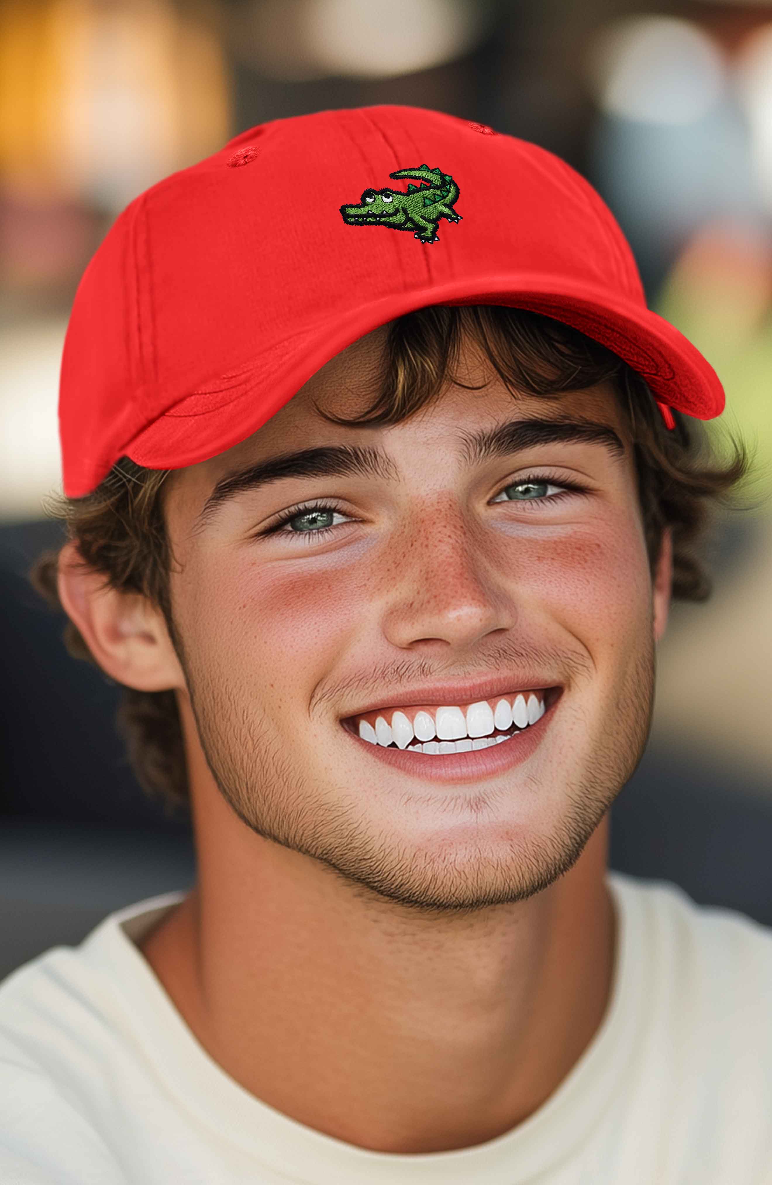 Dalix Alligator Embroidered Wildlife Cap (Men) | Nordstrom