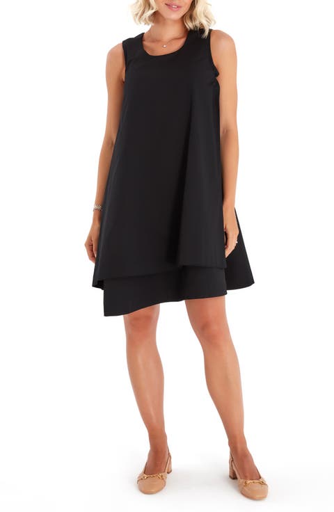 Amaze Sleeveless Cotton Maternity/Nursing Swing Dress