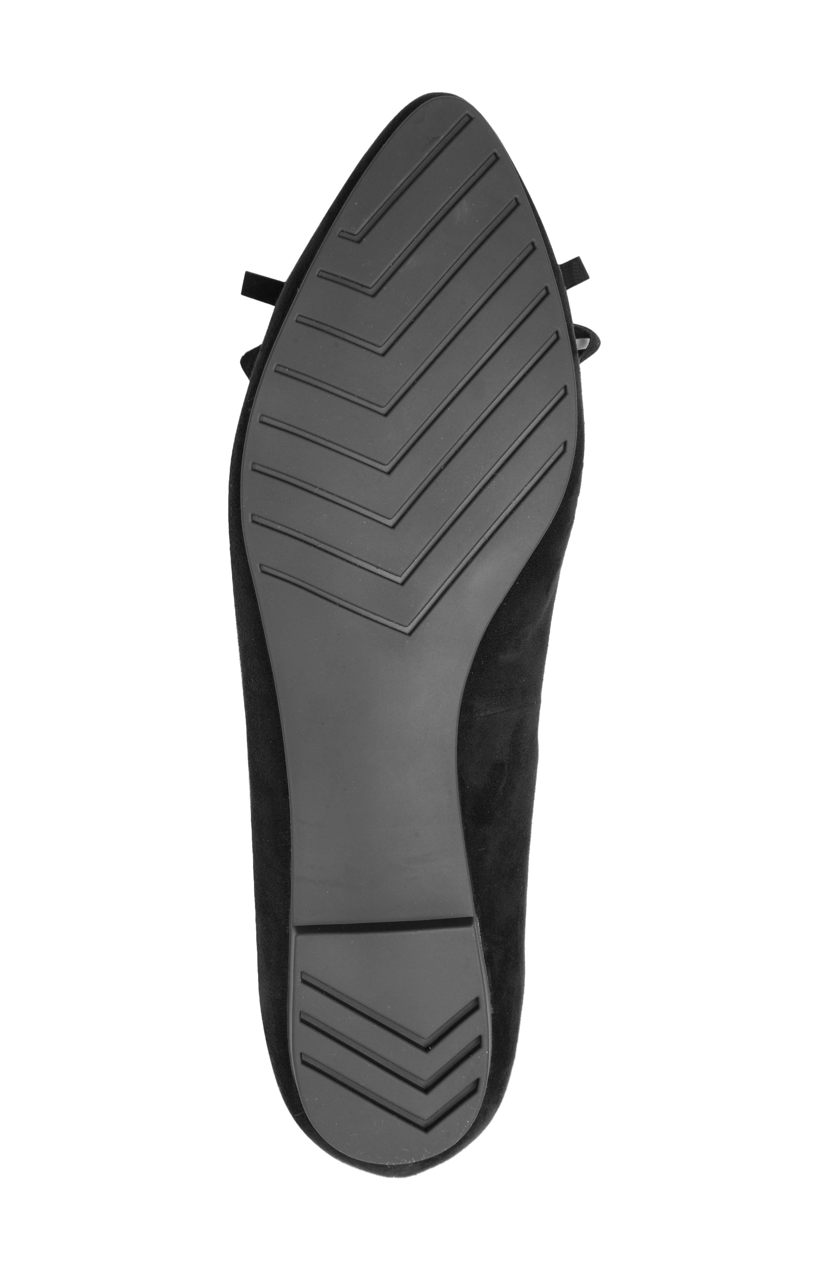 Alondra Flat, Alternate, color, BLACK SUEDE