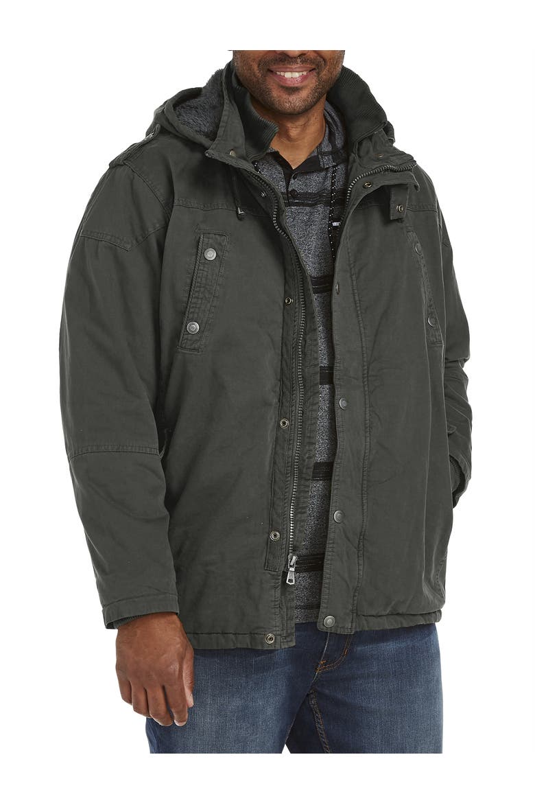 Big & Tall  Patch & Welt Jacket, Main, color, CHARCOAL