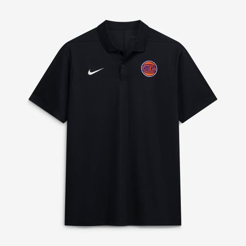Men's Nike Black New York Knicks Dri-FIT Victory Polo