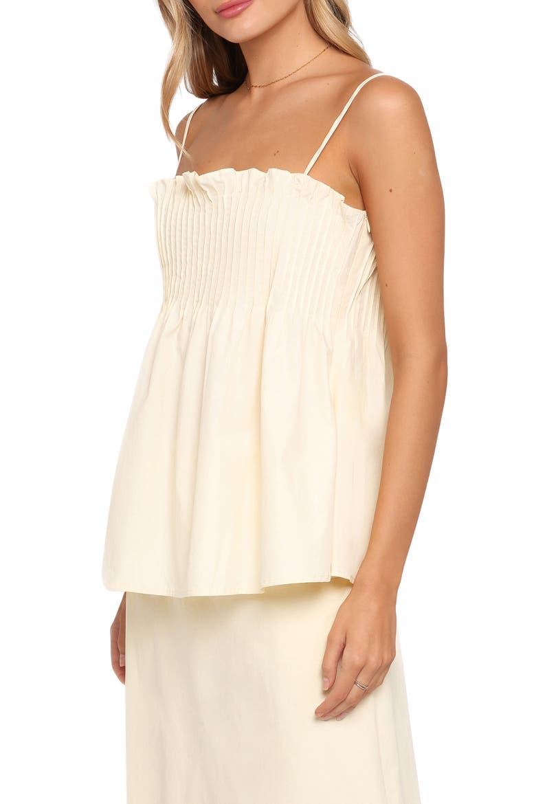 Carson Pintuck Sleeveless Top, Alternate, color, BUTTER YELLOW