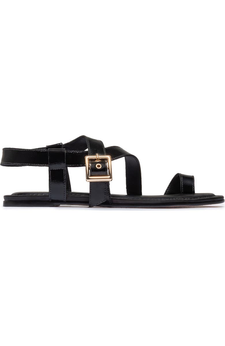 Bernardo Footwear Hartshorn Toe Ring Sandal, Main, color, Black