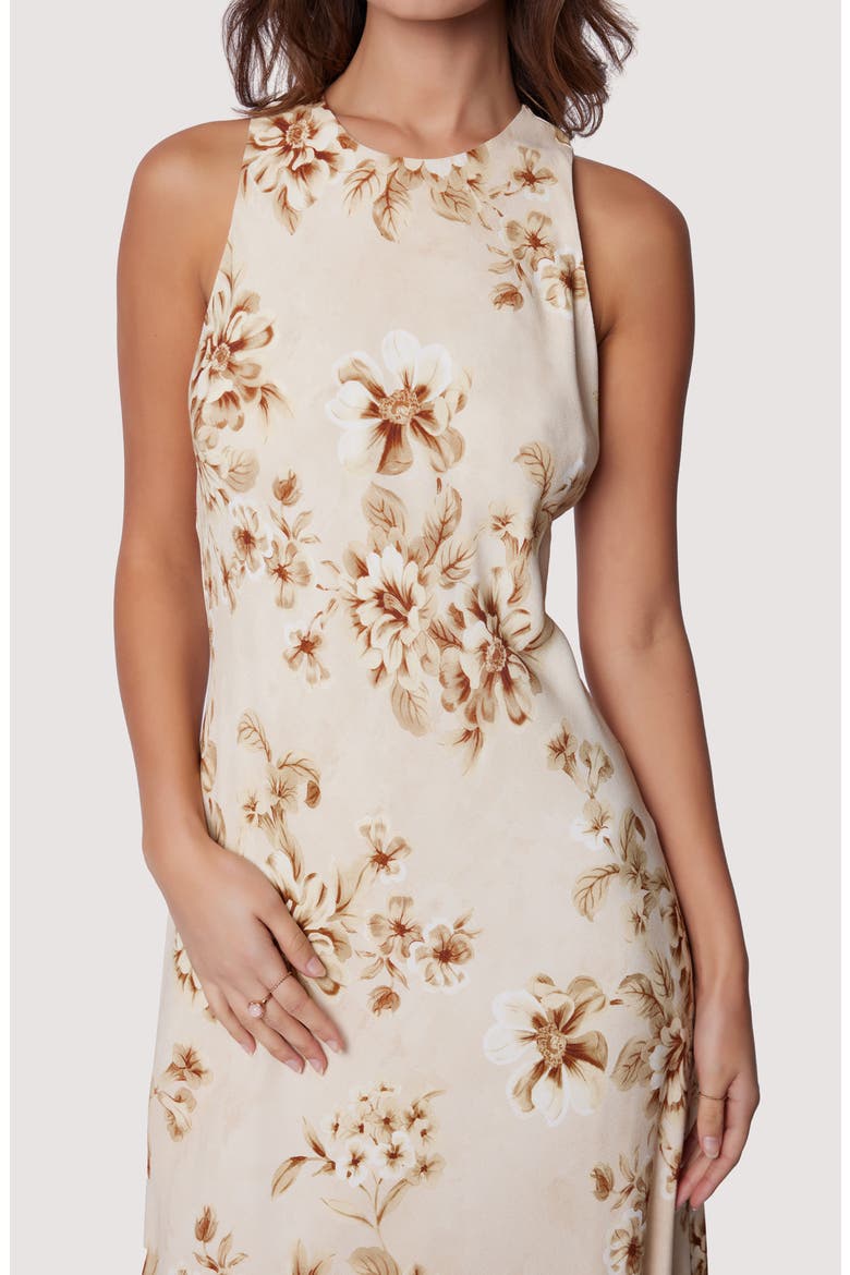 Dreams of Iris Midi Dress, Alternate, color, CREAM-FLORAL