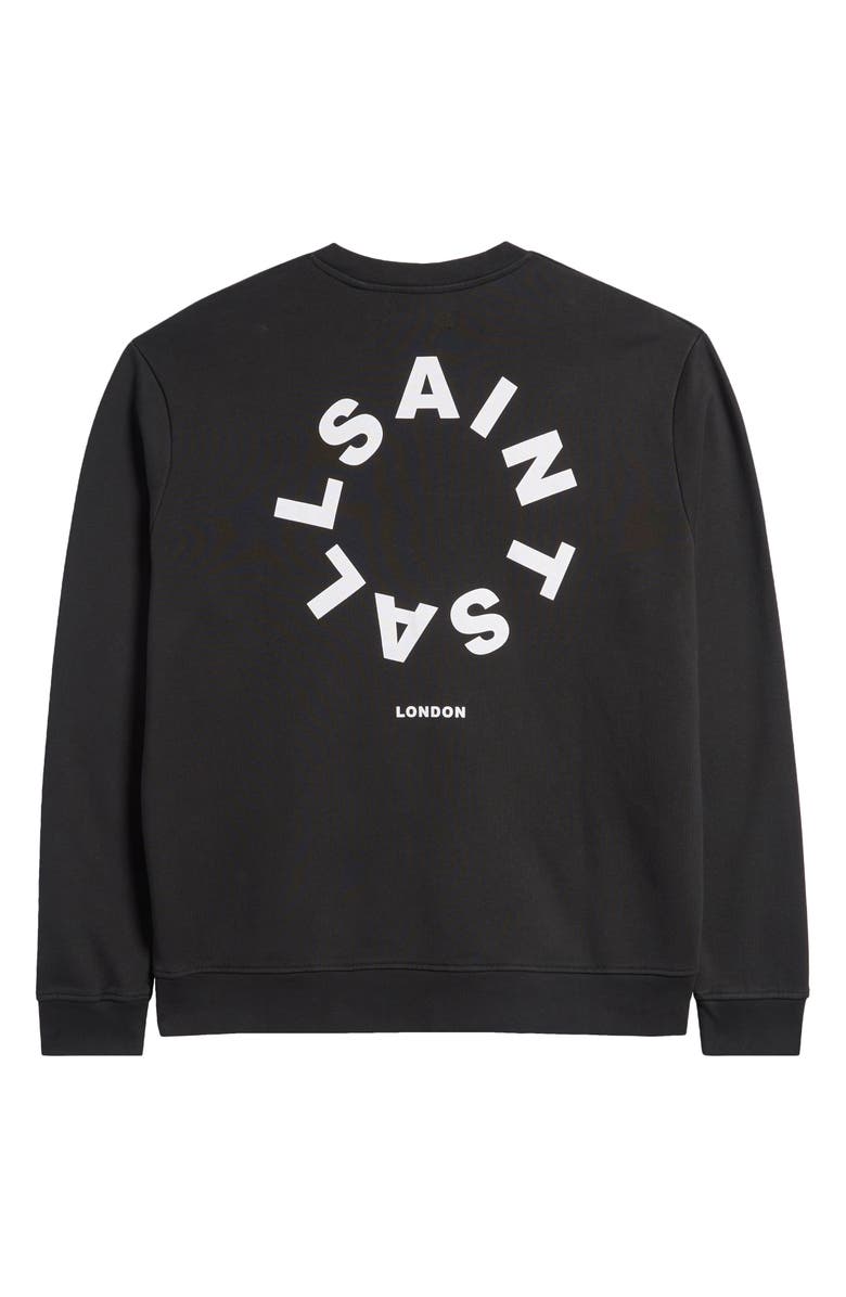 AllSaints Tierra Cotton Graphic Sweatshirt, Alternate, color,