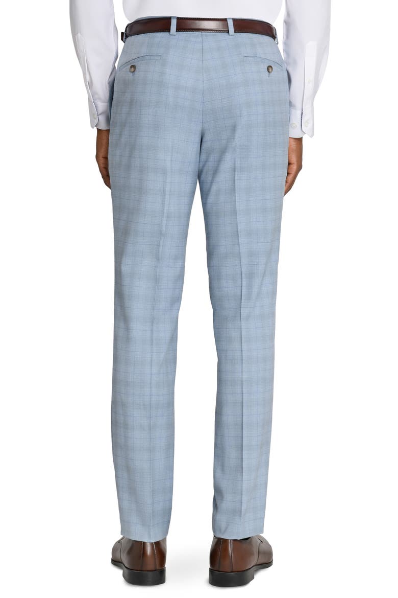 Pearl Plaid Dress Pants, Alternate, color, GREY