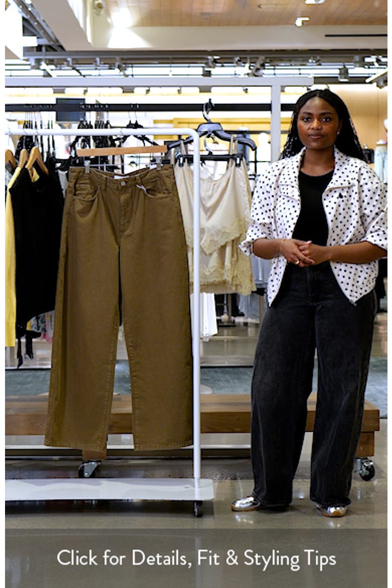Mid Rise Balloon Jeans video
