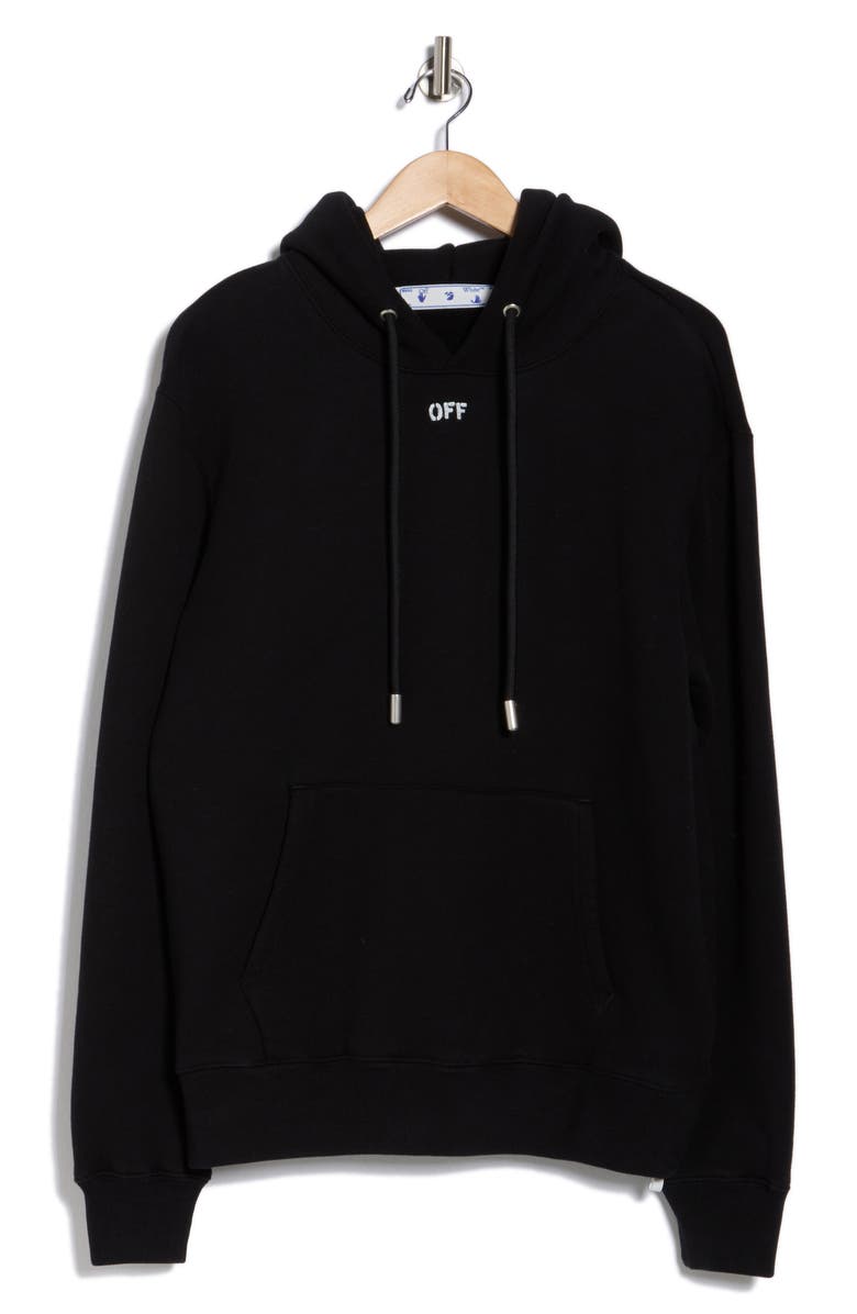 Off-White Brick Arrow Slim Cotton Hoodie, Alternate, color,