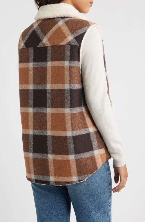 Bernardo Plaid Vest In Multi