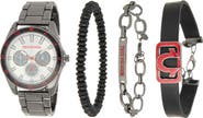 True Religion Chronograph Bracelet Watch, 44.5mm & Assorted Bracelets Set