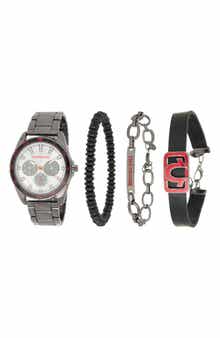True Religion Chronograph Bracelet Watch, 44.5mm & Assorted Bracelets Set