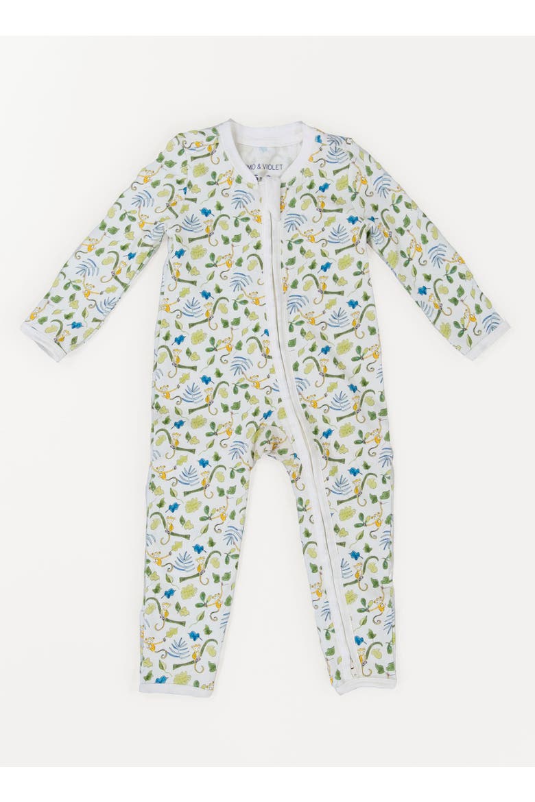 Happy Monkey One-Piece, Main, color, White Multi
