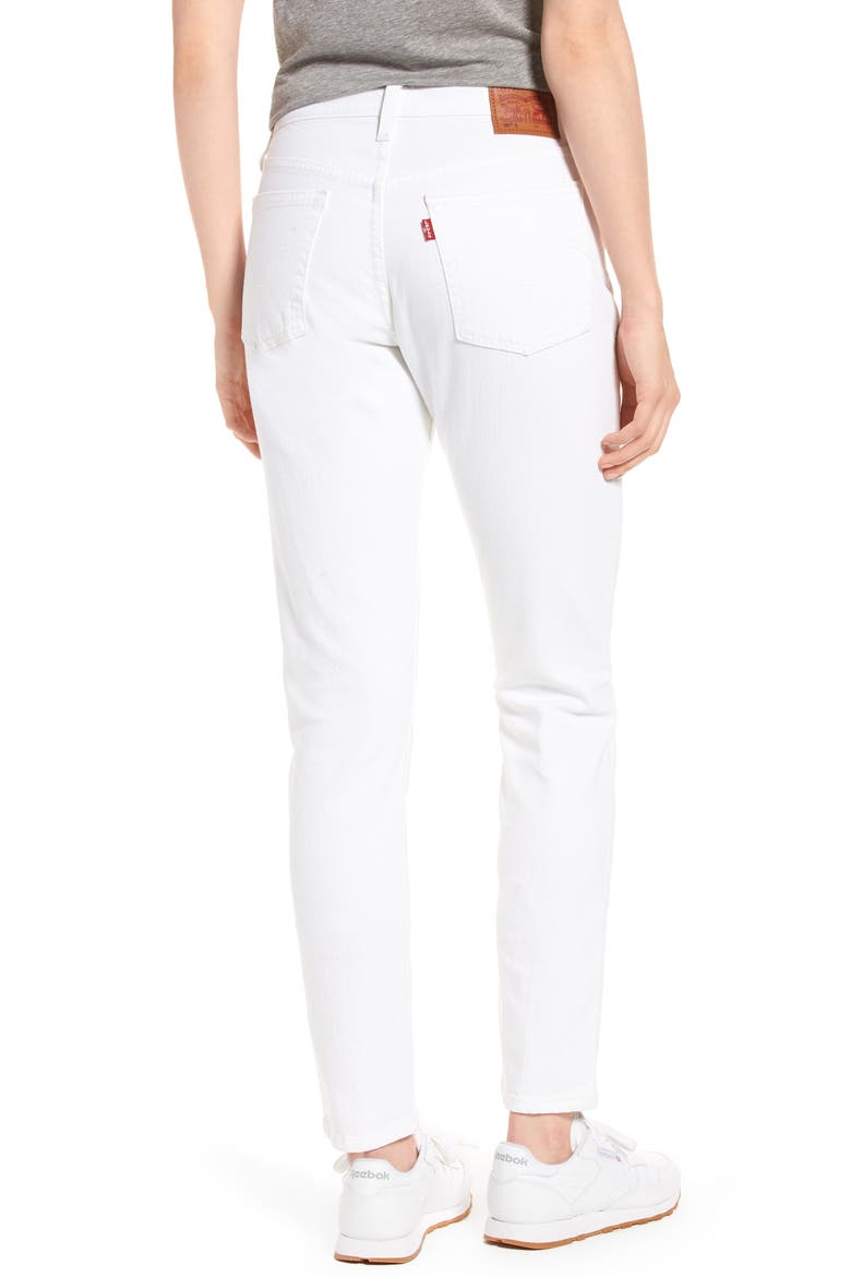Levi's® 501® High Waist Skinny Jeans, Alternate, color, IN THE CLOUDS