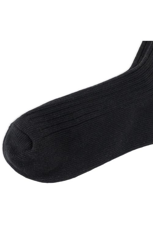 Polo Ralph Lauren Lettuce Edge Ankle Socks In Black