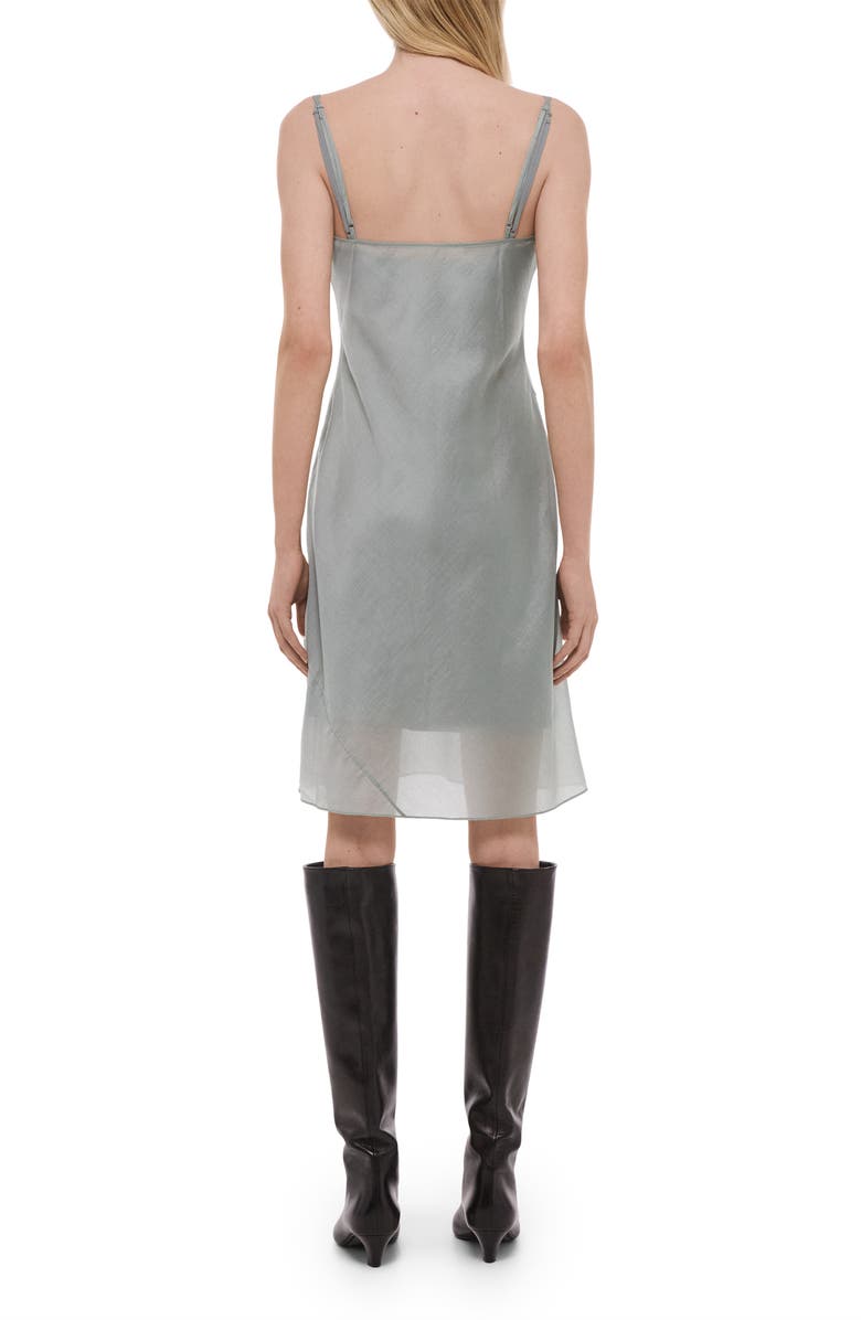 Helmut Lang Bias Cut Airy Voile Minidress, Alternate, color, 