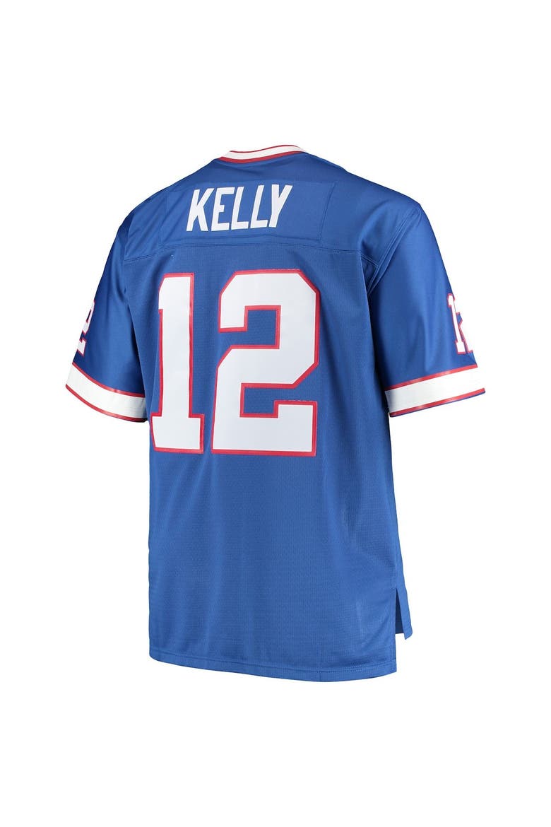 Men's Mitchell & Ness Jim Kelly Royal Buffalo Bills Big & Tall 1990 Retired Player Replica Jersey, Alternate, color, Royal