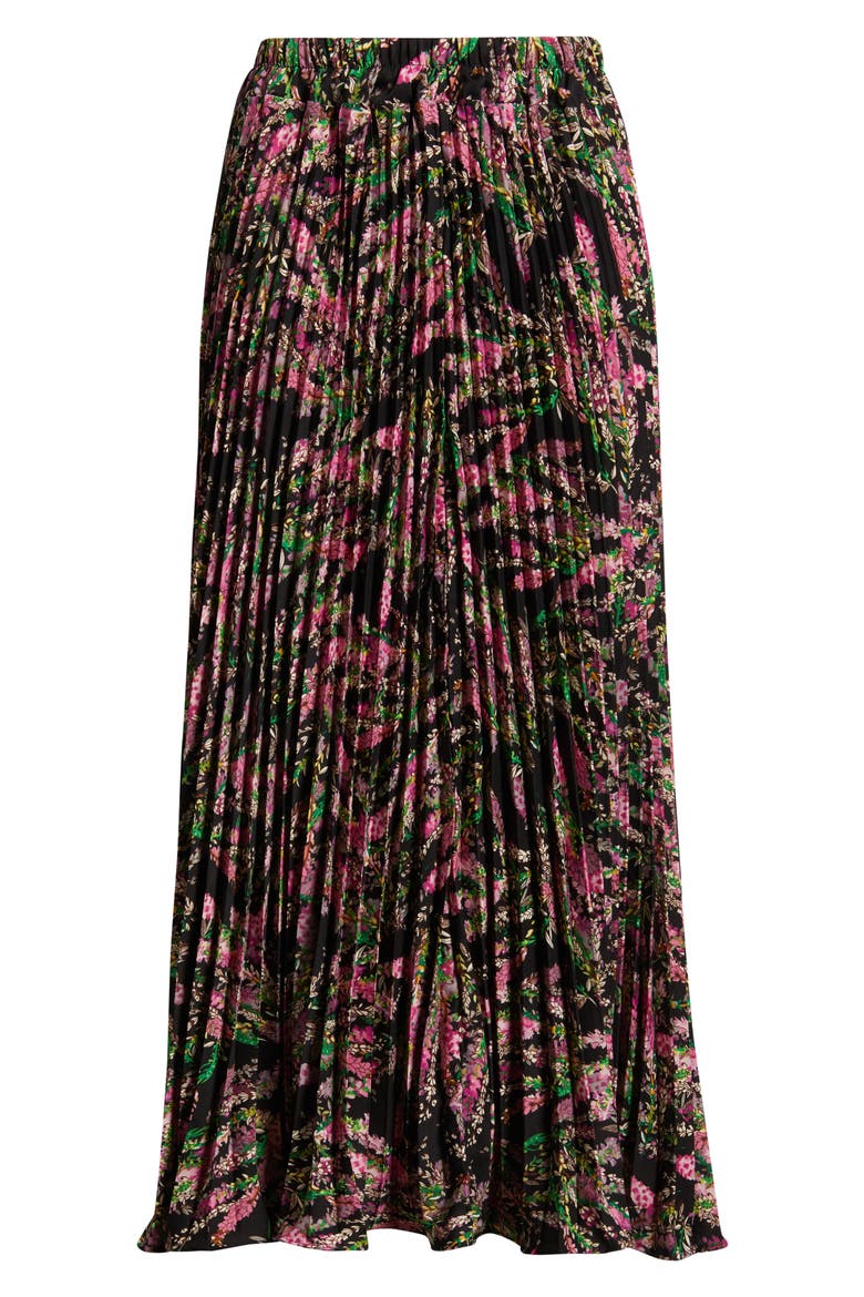Luca Pleated Midi Skirt, Alternate, color, PINK