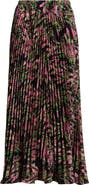NIKKI LUND Luca Pleated Midi Skirt