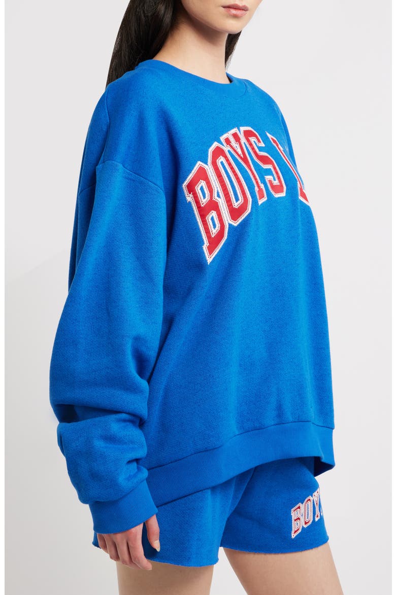 Game Changer Kara Graphic Sweatshirt, Alternate, color, BLUE