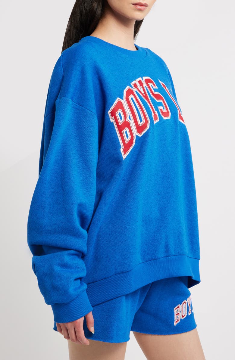BOYS LIE Game Changer Kara Graphic Sweatshirt, Alternate, color, Blue