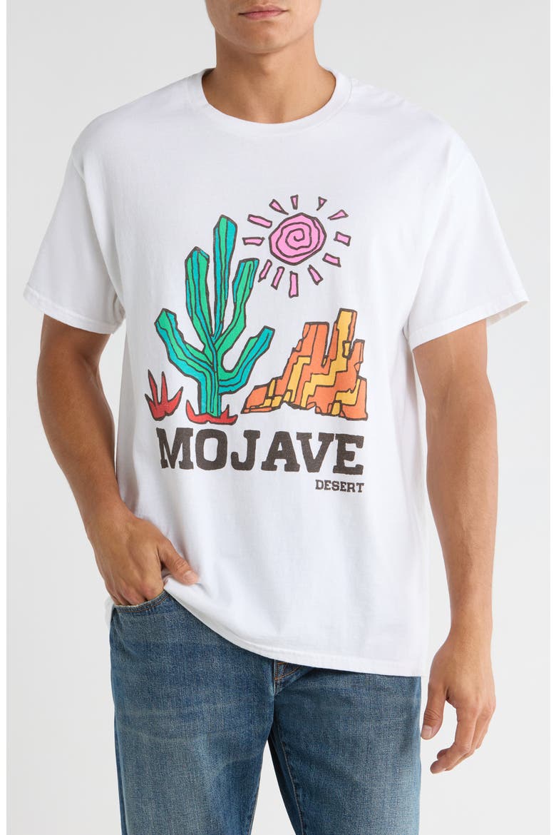 Mojave Desert Flea Market Graphic T-Shirt, Main, color, WHITE