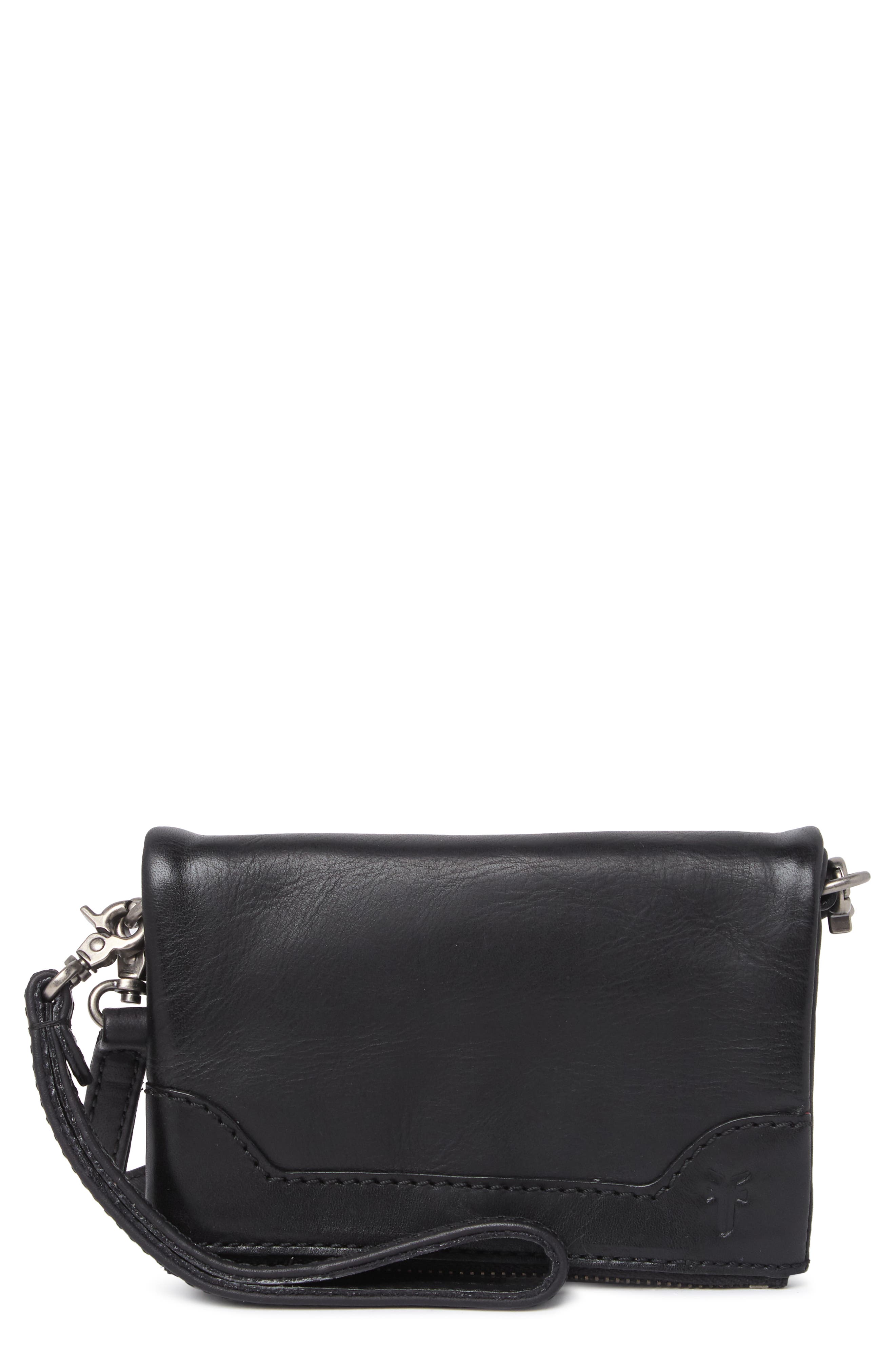 Frye Melissa Stadium Leather Convertible Crossbody Bag, Main, color, 