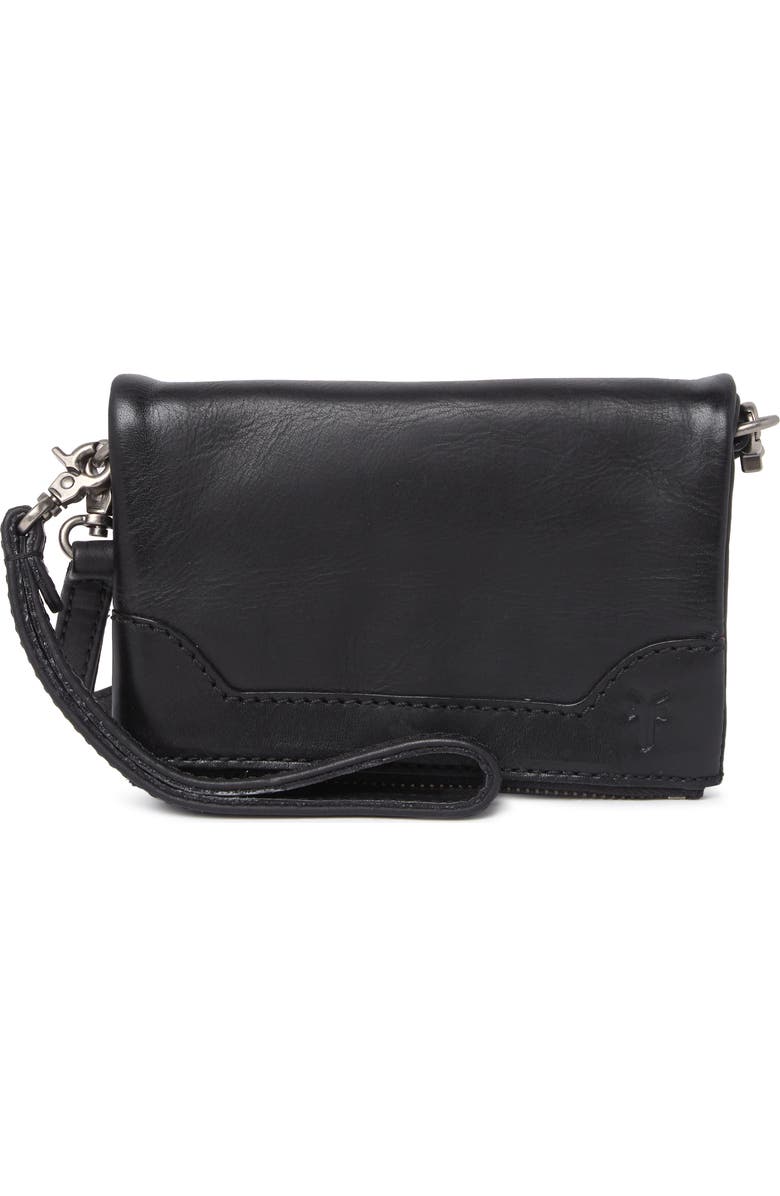 Frye Melissa Stadium Leather Convertible Crossbody Bag, Main, color,