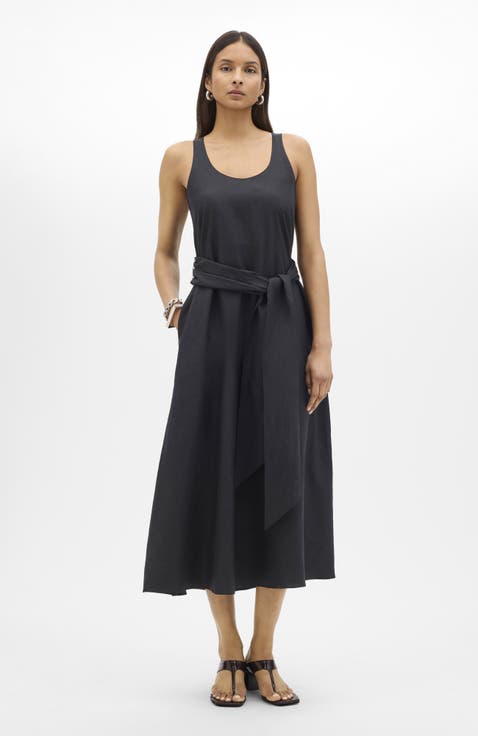 Sarong Linen Dress