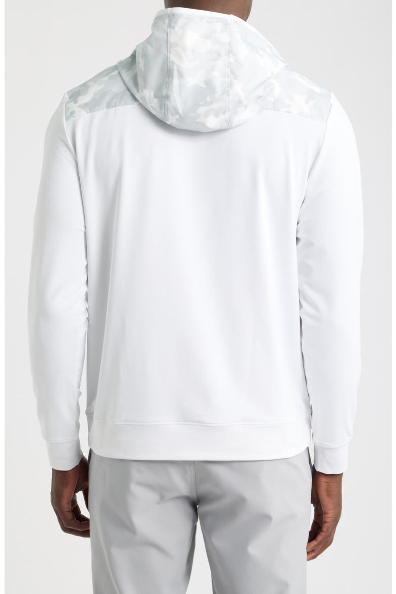 Camo Quarter Zip Hoodie, Alternate, color, SNOW CAMO
