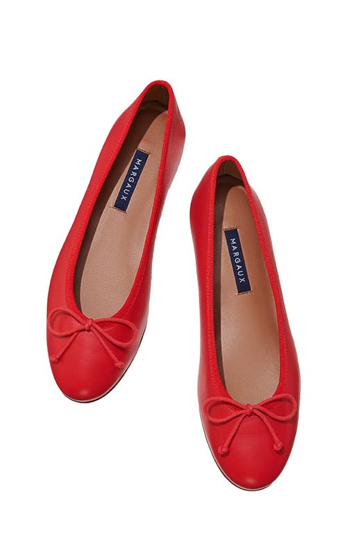 Margaux The Demi Flat In Red