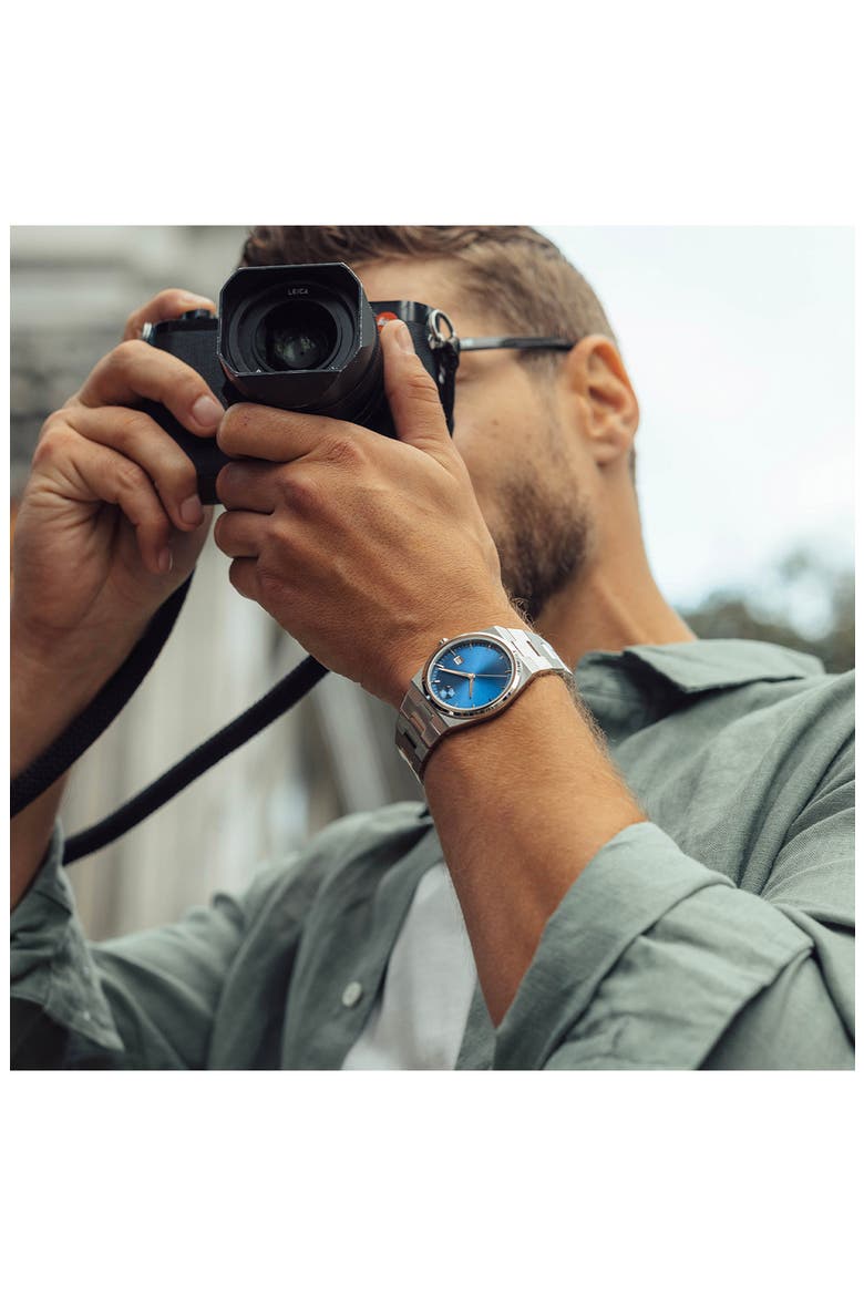 Quest Bracelet Watch, 40mm, Alternate, color, BLUE DIAL
