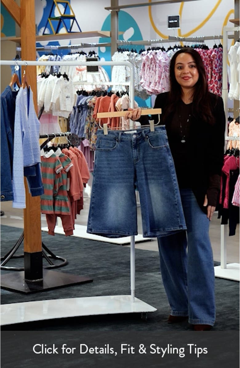 Relaxed Denim Shorts, sales video thumbnail