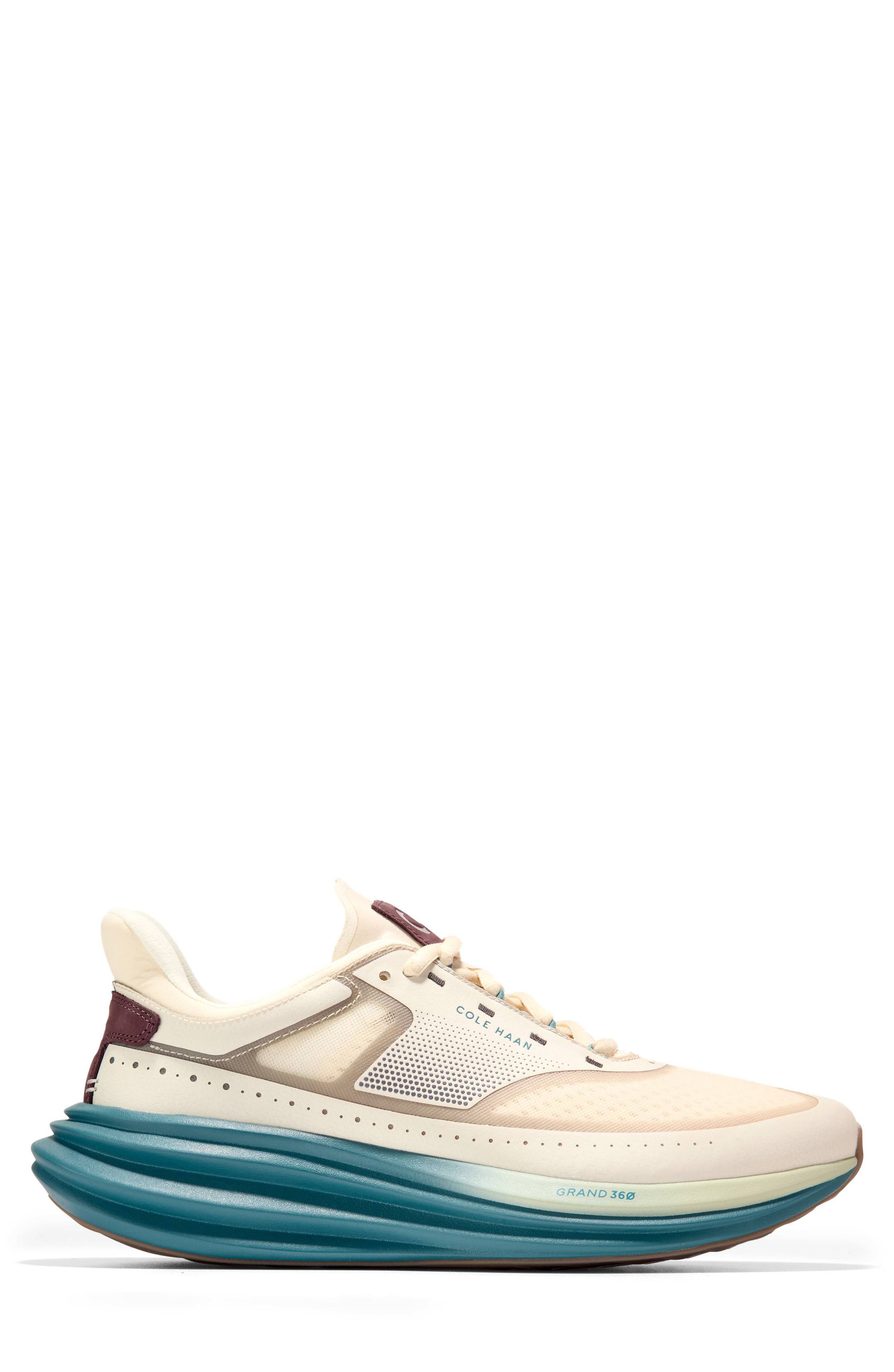 Cole Haan ØriginalGrand Quadstreak Running Shoe, Alternate, color, Angora/ Madeira