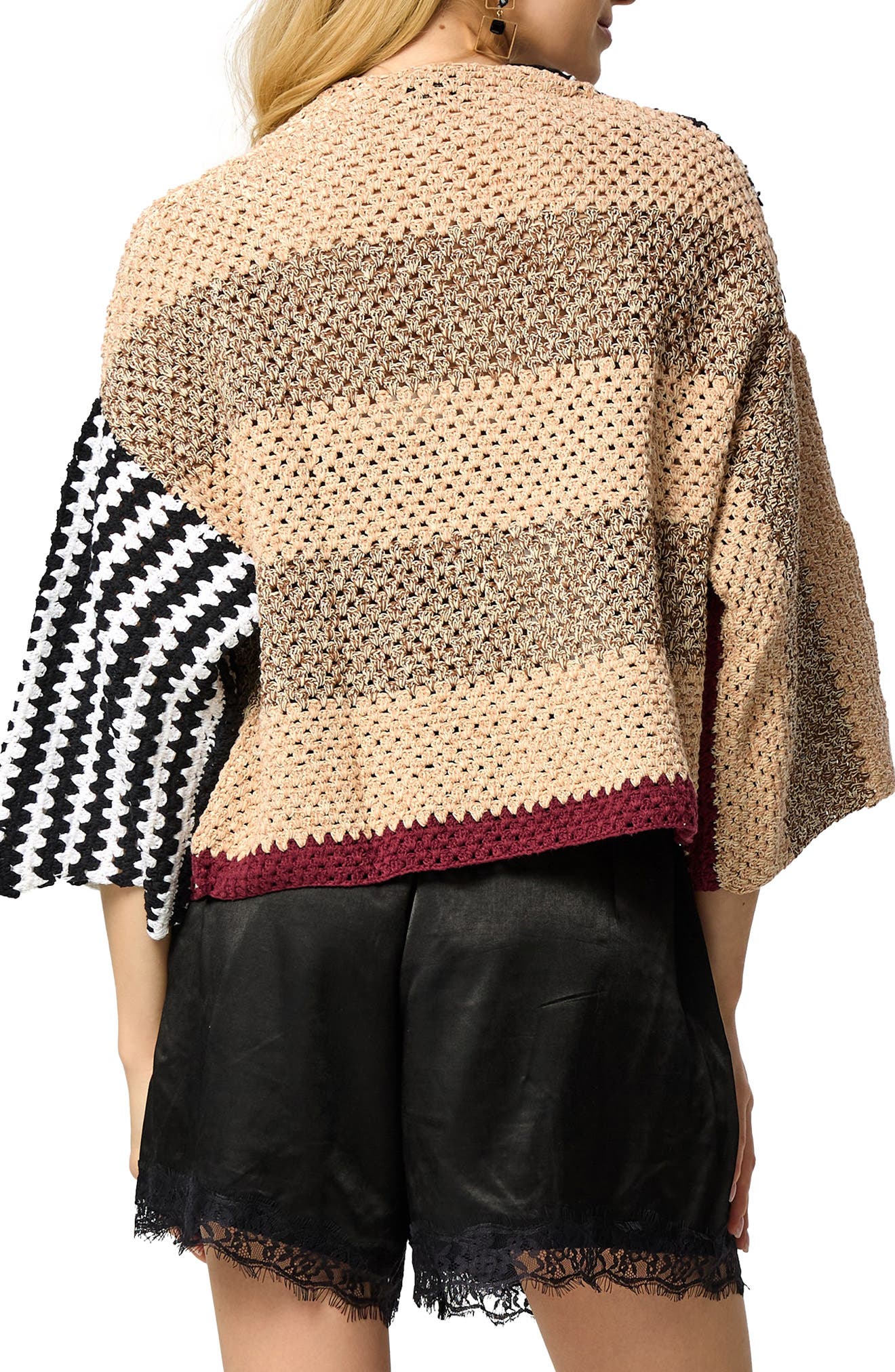 Birdie Cotton Patchwork Cardigan - image 2