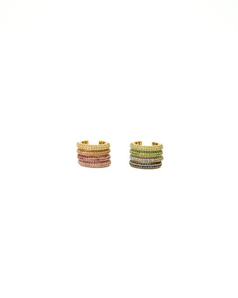 Sparkle Ear Cuffs in 14K Gold