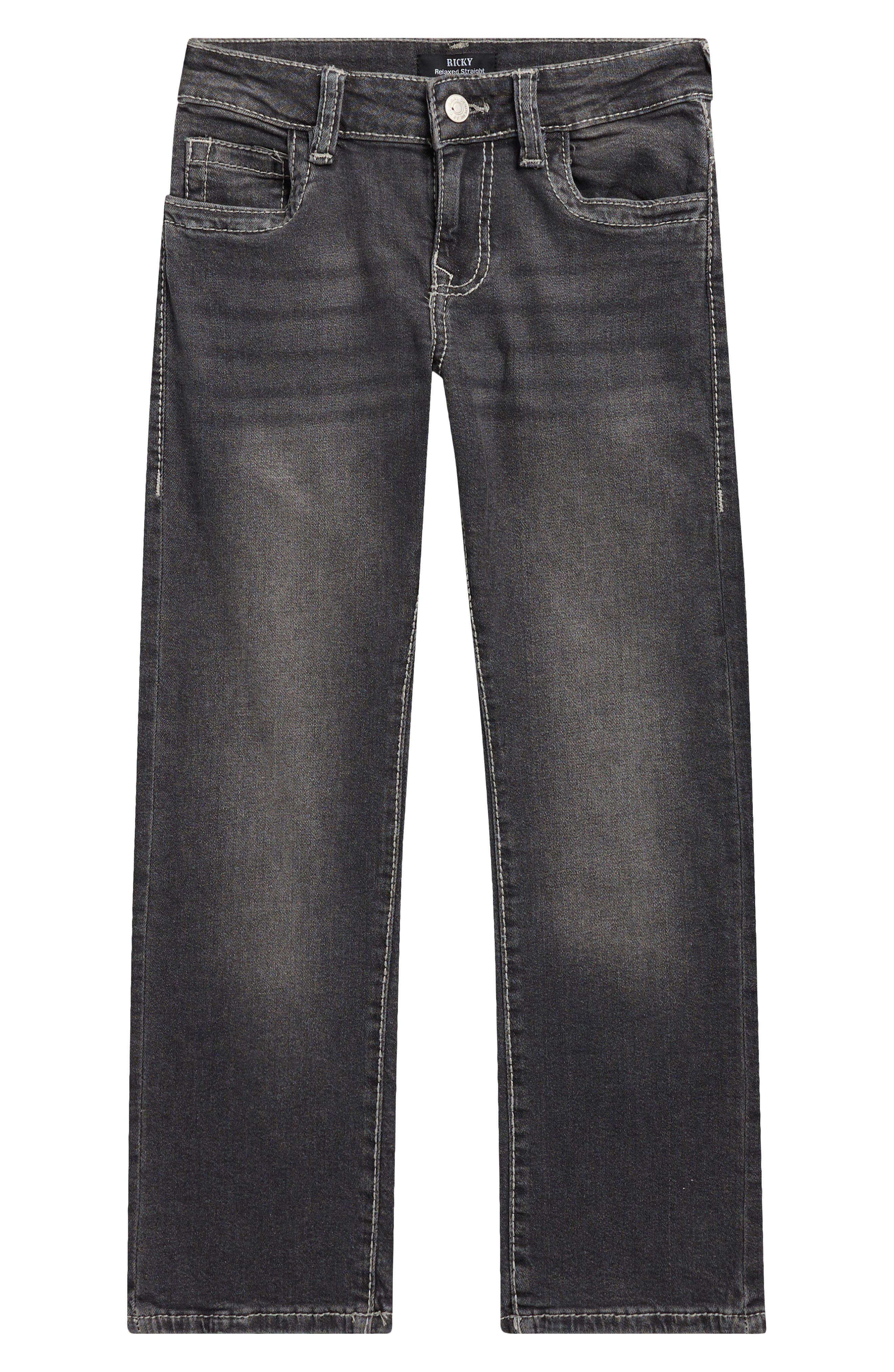 True Religion Kids' Core Ricky Straight Leg Jeans