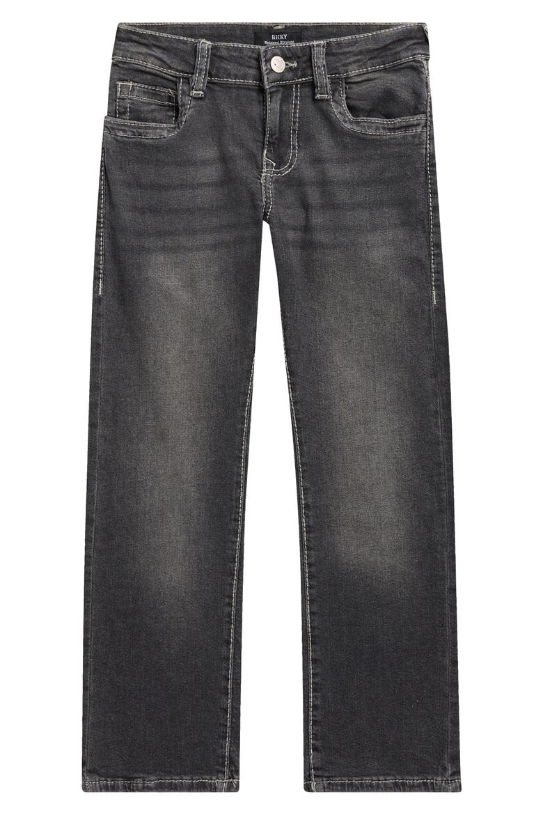 Kids' Core Ricky Straight Leg Jeans, Main, color, AGGEY