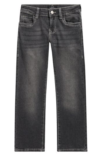 True Religion Kids' Core Ricky Straight Leg Jeans In Black