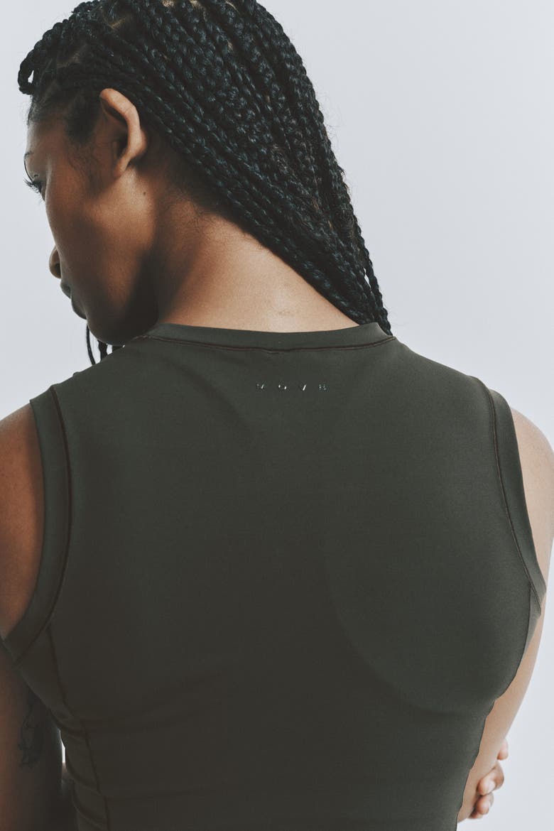 Slim-fit Sports Tank Top With Drymove, Alternate, color, Mountain green