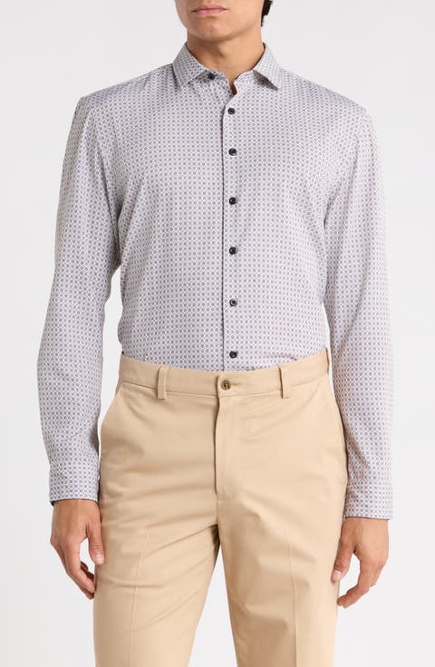 Microfiber Long Sleeve Sport Shirt