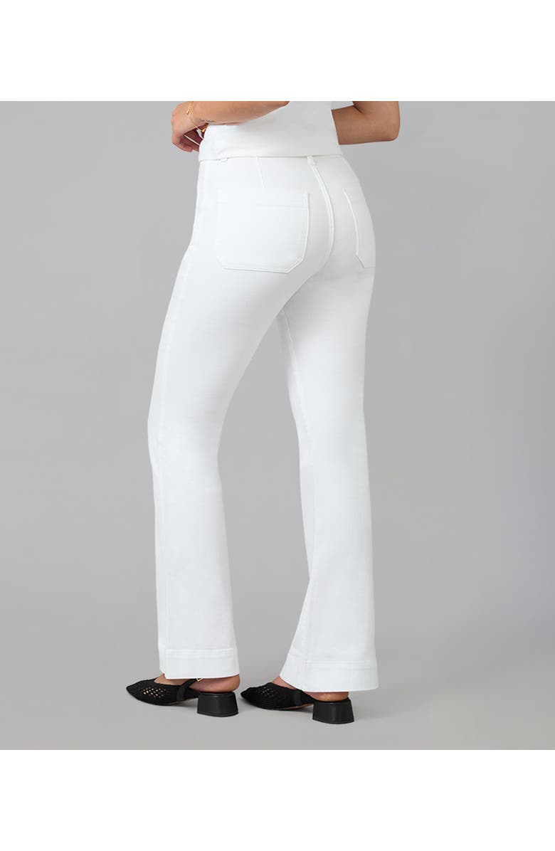 Lola Denim Alice High Rise Flare Jeans, Alternate, color, White
