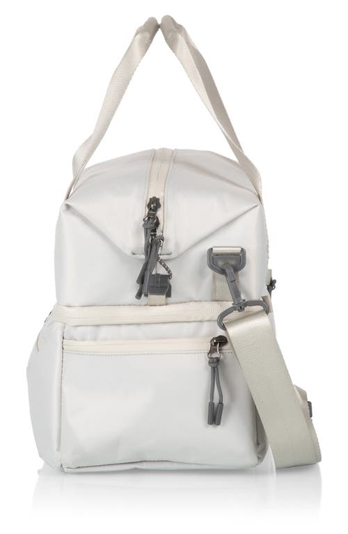 Picnic Time Tarana Lunch Cooler Tote Bag & Utensils In Gray