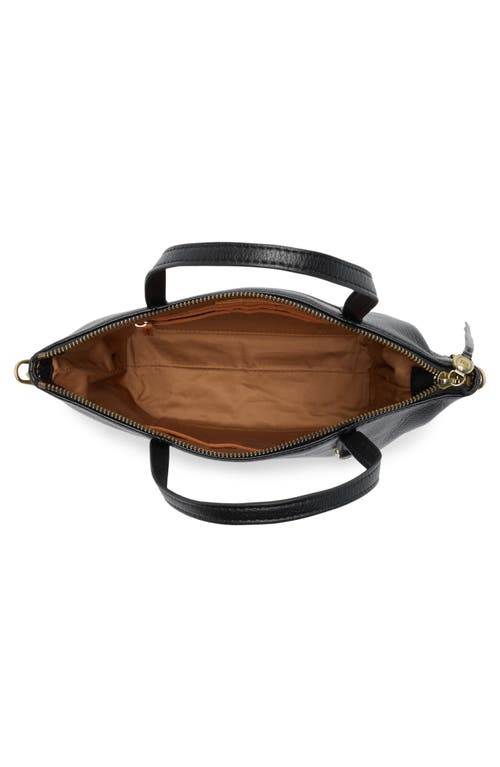 Hobo Kingston Mini Leather Satchel In Black