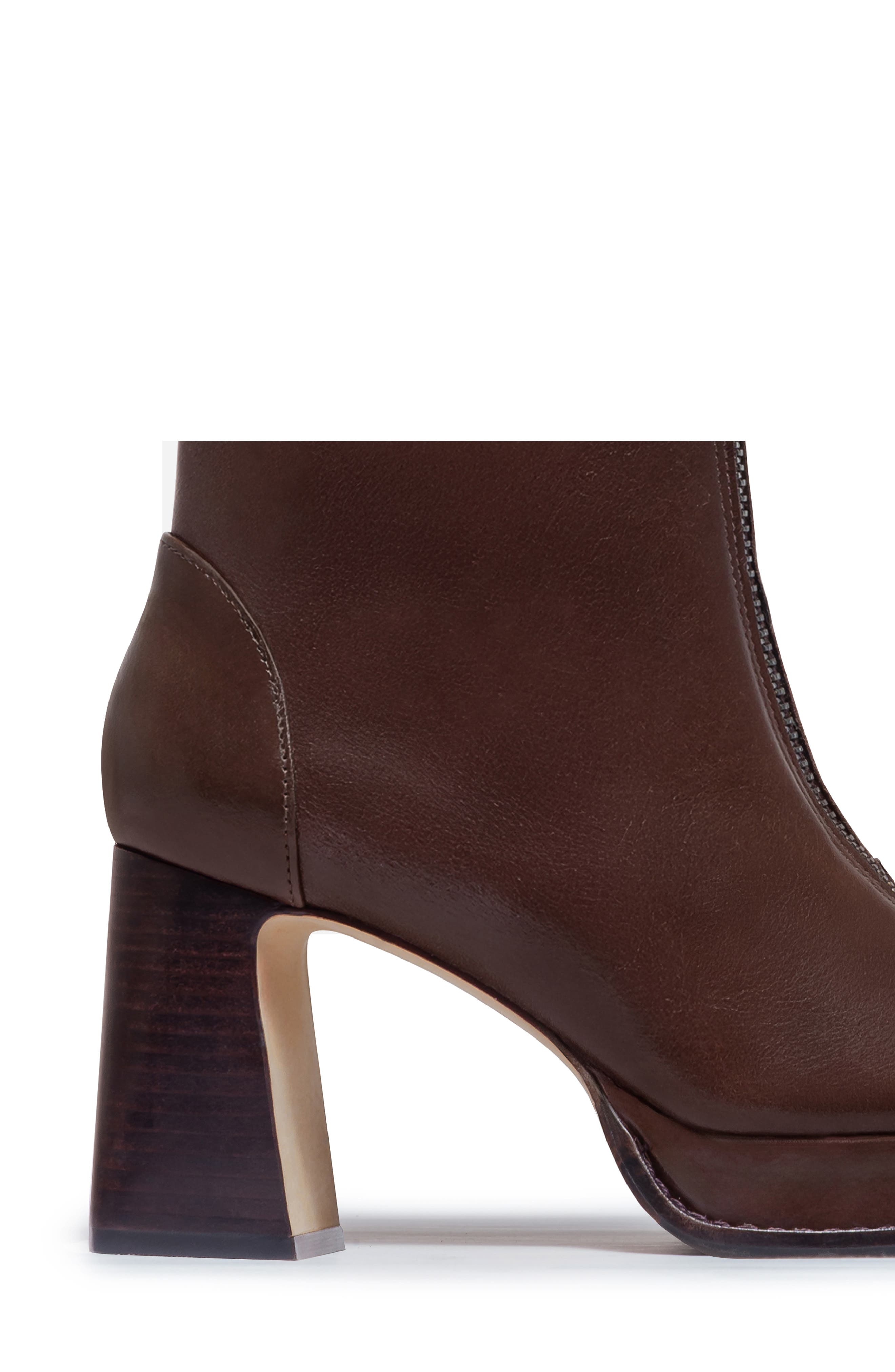 Mafalda Bootie, Alternate, color, DARK CHOCOLATE CASEIN VEG