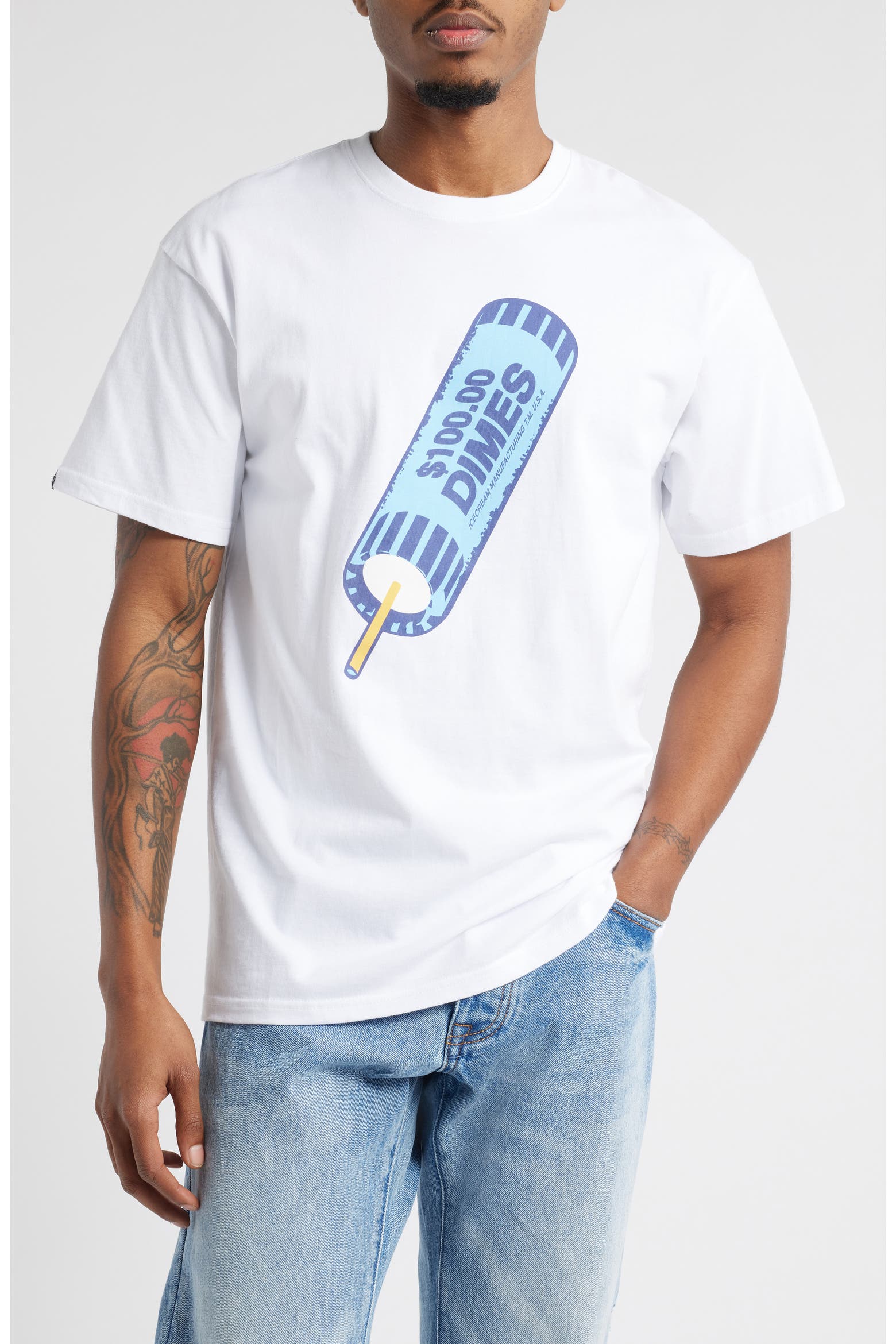 100 Dollar Rack ICECREAM Hundred Dollar Dimes Graphic T-Shirt (Men) | Nordstromrack