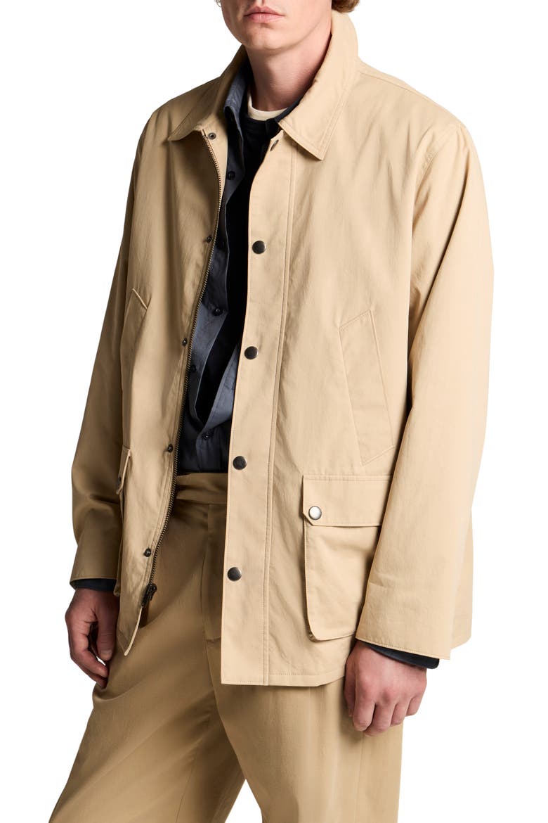 Lightweight Barn Jacket, Main, color, BEIGE