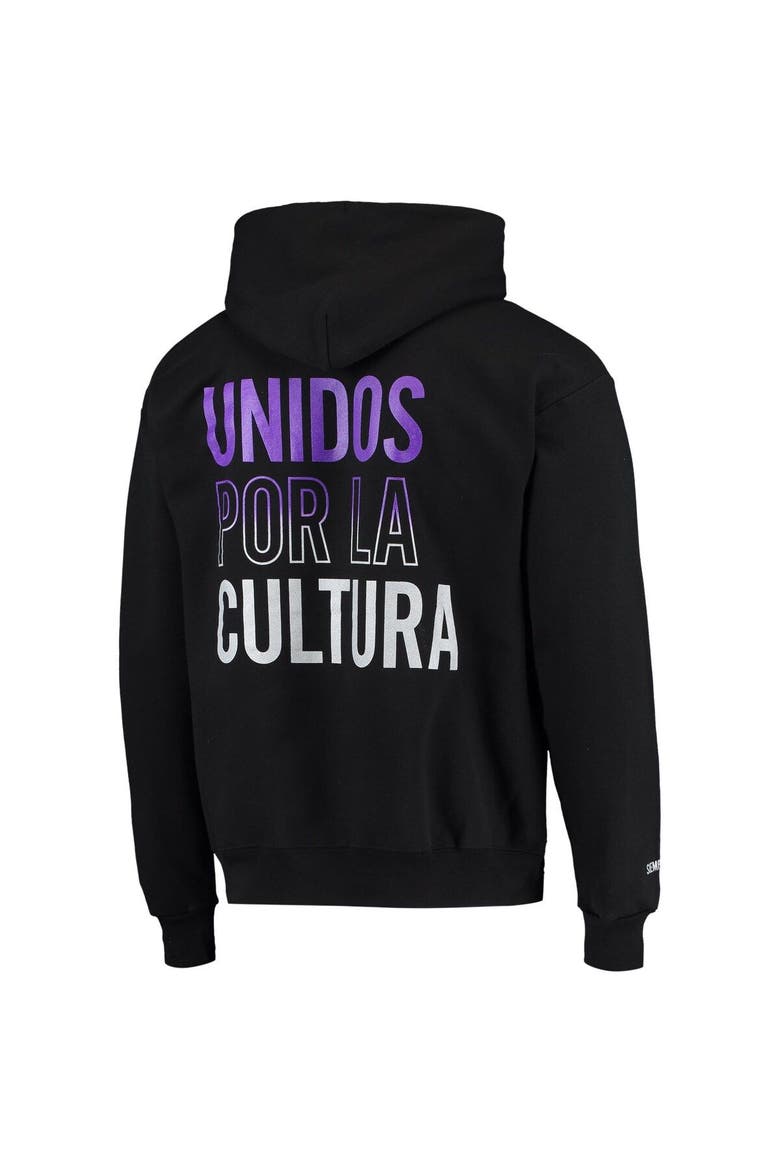 Men's Dunbrooke Black ÑFL Por La Cultura '21 Collection Pullover Hoodie, Alternate, color, Black