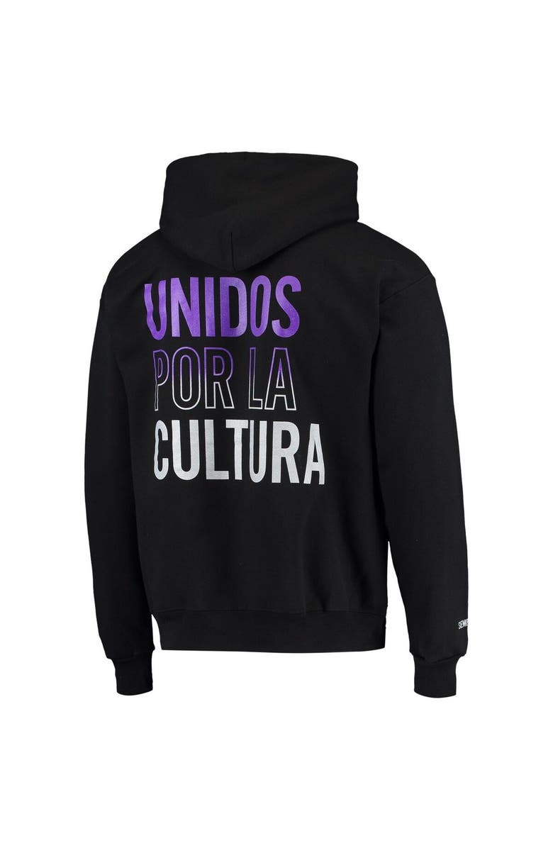 DUNBROOKE Men's Dunbrooke Black ÑFL Por La Cultura '21 Collection Pullover Hoodie, Alternate, color, 