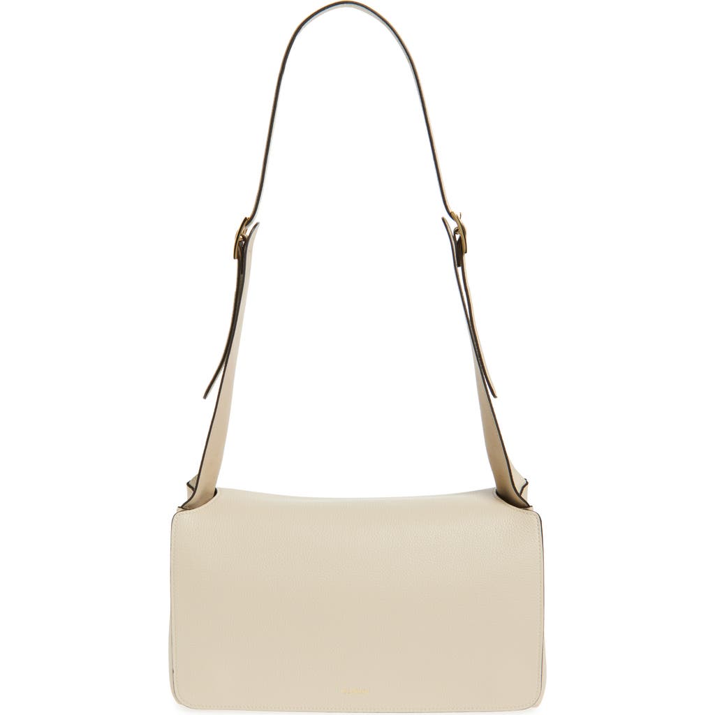 Ree Projects Florencia Soft Pebble Grain Leather Shoulder Bag in Beige  product